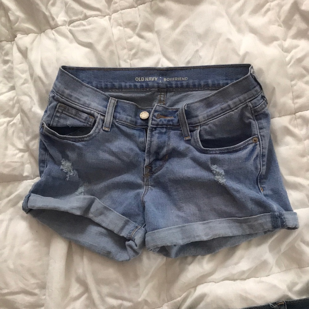 Old navy boyfriend jean shorts